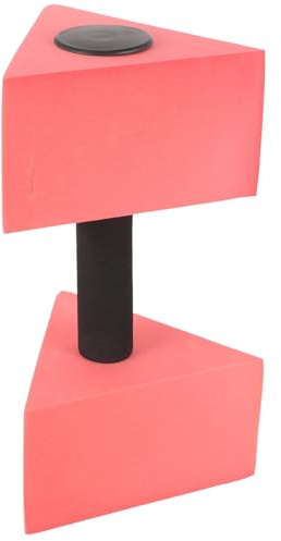 Hemobllo Mancuernas de Agua para Aeróbic Acuático, 1 Unidad Triangular, EVA Resistente, Accesorio para Entrenamiento en Piscina para Adultos