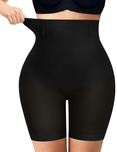 Nebility Shapewear for Women Tummy Control Knickers High Waisted Body Shaper Shorts Seamless Thigh Slimmer Pants Waist Trainer Shaping Underwear