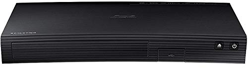 Samsung Blu-ray DVD Disc Player With 1080p Full HD Upconversion, Plays Blu-ray Discs, DVDs & CDs, Plus 6Ft High Speed HDMI Cable, Black Finish (Renewed)