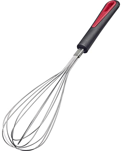 Westmark Frusta, fili molto elastici, indeformabili, lunghezza: ca. 29 cm, acciaio inossidabile/plastica, Gallant, Midi, nero/rosso/argento, 29522270