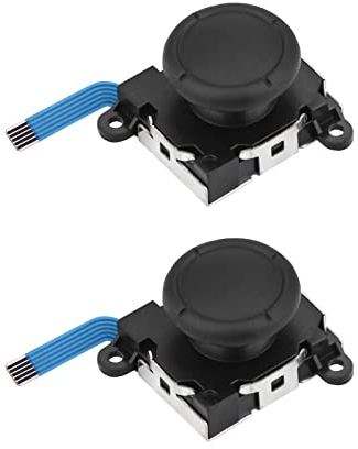 Repair Kit for Joycon Drift Joystick 2 Pack，Ancable 3D Analog Joy Stick Replacement for Joy Con Controller