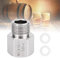 VCRANONR CO2 Zylinder Adapter Wiederverwendbar Soda Zylinder Adapter Aluminium Aquarium Zylinder Adapter für Soda-Zylinder Stecker TR21 4 bis W21.8 CO2 Tank Regulator für Aquarien/selbstgebrautes Fass