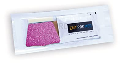 Aluminium External Nasal Splint - Pink Glitter - a Kit, Post Nasal Surgery, Rhinoplasty, Septoplasty, ENT Product. (Medium 41mm x 59mm)