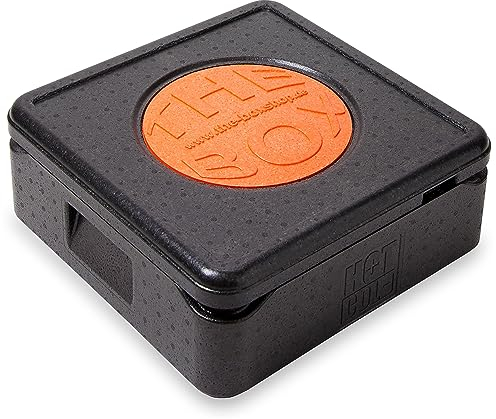 THE BOX Thermobox Pizza klein - Volumen: 41 x 41 x 16,5 cm (12 Liter) - Nutzhöhe: 10 cm - 1 Isolierbox aus EPP Kunststoff