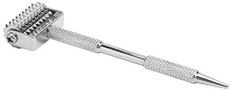 Edelstahl-Triggerpunkt-Rollstift, Schmerzloses Meridian-Massagegerät Zur Schmerzlinderung, Ohrmuschelpunkt-Therapie und Gesichts- und Körpermassage