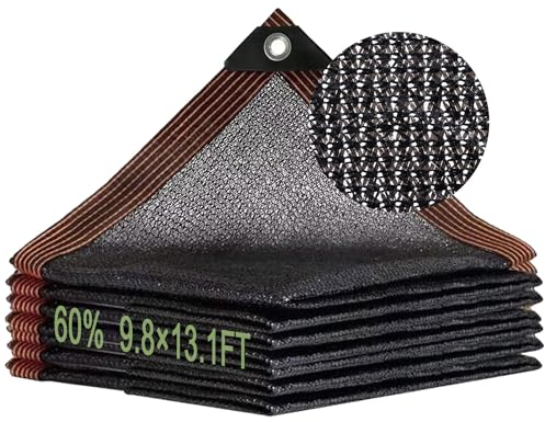Schattierungsnetz 3x4M,Sonnenschutznetz mit ösen,Sichtschutzgewebe 60% Schattierwirkung,Sonnenschutznetz gewächshaus,Schattennetz Garten, Sonnenschutz Netz Schwarze