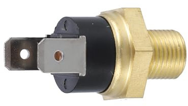 Unifizz Interruptor térmico universal para enfriador de motor, ventilador de radiador, temperatura 1/8'' NPT 150 grados a 135 grados de apagado