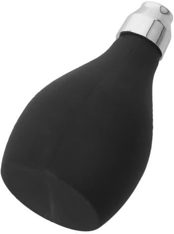 HONMEET Botella De Spray para Polvos De Peluquería Reutilizable, Botella De Spray para Cabello, Envase Recargable De Goma Negro, Tamaño Compacto, Pulverizador para Barbería y Uso Doméstico