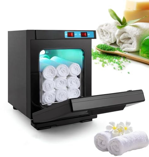 Heißer Handtuchwärmer, professioneller Heizschrank für 6–8 Handtücher, 176 °F, für Badezimmer, Friseursalon, Schönheitssalon, Zuhause – Kleiner Handtuchwärmschrank