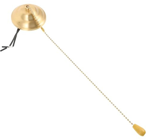 Veemoon à tirer à chaînette Commutateur de lampe à chaînette accessoires plafonnier d'éclairage à cordon à chaîne pour lampe Bois Golden