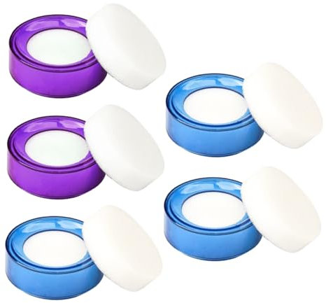 SHOWERORO 5St Geld zählende Wasserbox Fingerspitzenbefeuchter Fingerschwämme zählen Handzählwerkzeug rechnungswesen buchhaltung Bankbedarf Professionelle fingerfeuchte Schwämme Plastik