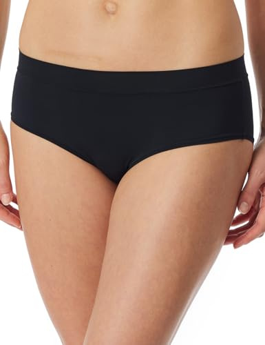 Schiesser Damen Unterwäsche Panty Single Jersey - Unique Micro, schwarz_181422, 44