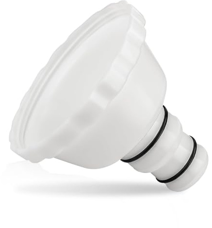 YEAMLTE Adaptador de Skimmer de Piscina - Conector para Aspiradora, Compatible Accesorio de Skimmer RP/RX, para Piscinas Elevadas, para Conectores de Manguera de 1,5 IN