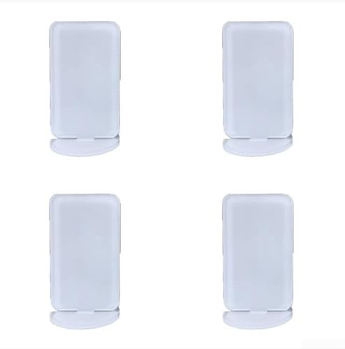 ZWEquipint 4 st tomma tomma ämnen i akryl för värmeöverföring, vita visningsstativ för skrivbordsdekoration, 10 x 6 cm gör-det-själv fotoramar