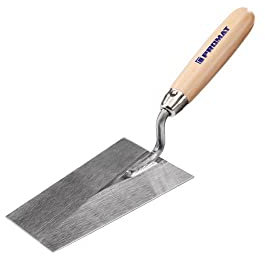 Berner Putzkelle L.140mm B.85mm gehärtet,m.Buchenholzheft STA PROMAT