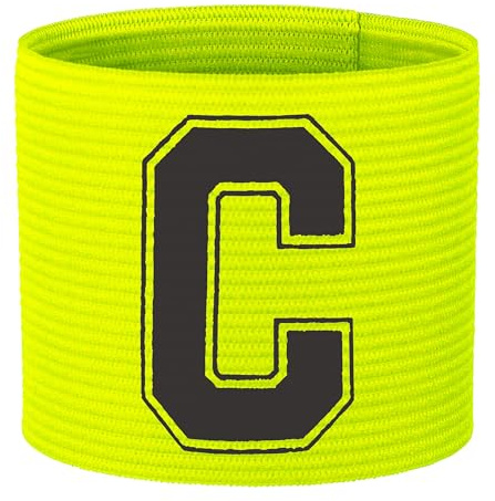 55 Sport Football Adult & Junior Captain's Armband - Junior - Yellow
