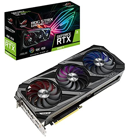 ASUS ROG Strix NVIDIA GeForce RTX 3080 Ti OC Edition - Scheda grafica da gioco (PCIe 4.0, 12 GB GDDR6X, HDMI 2.1, DisplayPort 1.4a, ventola Axial-tech, 2.9 slot, Super Alloy Power II, GPU Tweak II
