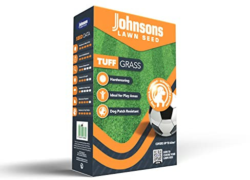 Johnsons Tuff Grass - Dog Urine Resistant Lawn TuffGrass (1.275kg) - 60m²