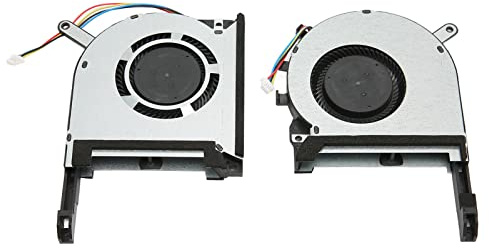 CPU GPU Lüfter, DC 5V 0.5A 4 Pin Laptop Lüfter Ersatz für TUF Gaming A15 FA506 IV FA506IU FA506IH FX506IU FX506LH(CPU- und GPU-Lüfter)
