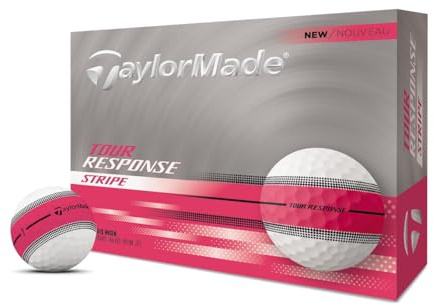 TaylorMade Golf 2025 Tour Response Stripe Pink One Dozen