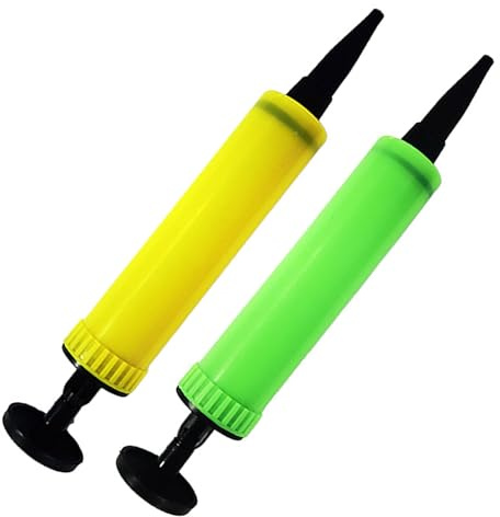 2 Pcs Manual Balloon Inflator, Hand Balloon Pump, For Yoga Ball, Birthday, Shower, Wedding, Party Decoration
