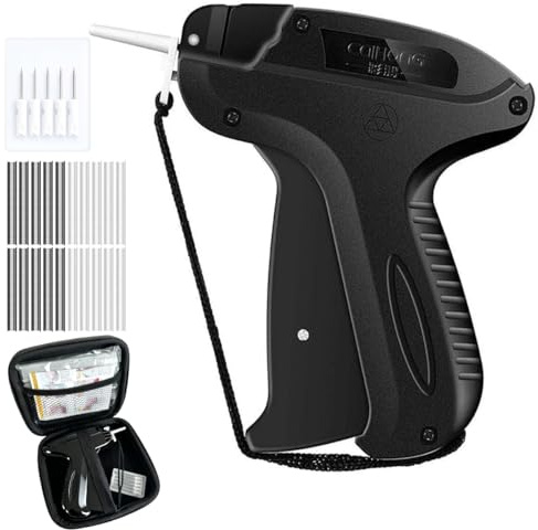 Stitchy Quick Clothing Fixer, Mini Stitch Gun for Clothes, Clothing Stitch Tagging Gun with Case,Stitchy Tool with 6 Needles,1500 Black & 1500 White 5mm Micro Fasteners