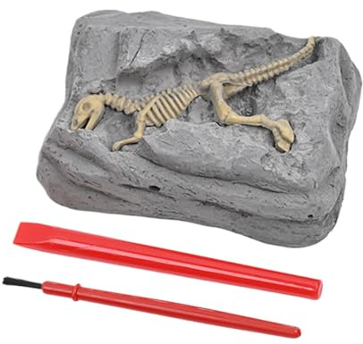 Dinosauriegrävning Pedagogisk Leksak Dinosaurieskelett Lärande Pyssel | Utgrävningskit För Barn Vetenskap STEM Fossilgrävningskit Praktiska Upptäcktsaktiviteter Festpysselset
