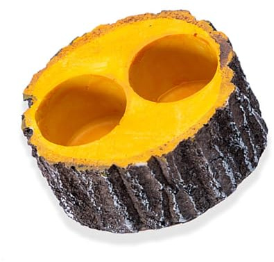 LLINthy Solución de alimentación de reptiles, cuenco antideslizante para anfibios, reptiles, terrario, alimentador de alimentos, plato de agua, plato de suministro para mascotas