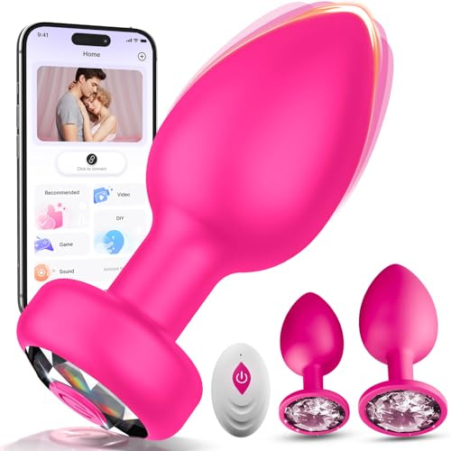 Butt Plug Women Anal Plug Sex Toys Woman 3 Size 10 Modes Vibrating Buttplug