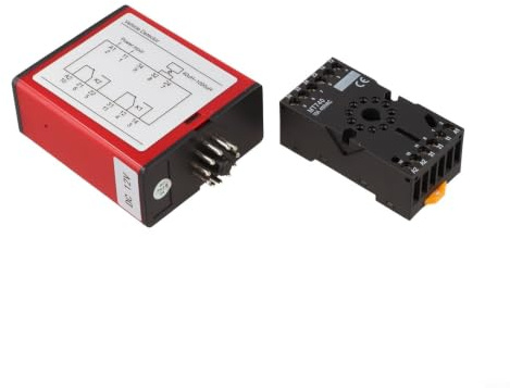Détecteur de boucle de véhicule inductif 240 V AC pour contrôle de la circulation de stationnement – Capteur de portail avec option de présence permanente et augmentation de sensibilité – Dispositif