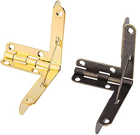 Cerniera per Mobili 20 pezzi TOPINCN Mini cerniere decorativo Scatola con chiusura a scatto con equipaggi(Bronze)