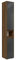 Vicco Badschrank Majest, Badezimmerhochschrank, Anthrazit Hochglanz/Nussbaum, 30.2 x 191.5 cm
