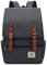 VARLIVOO Casual Hombre Mochila Mochila 14 Portátil Mujeres Mochila Trabajo Escuela Viajar Estudiante Universitaria Anti-Robo Multiusos Mochila Impermeable Polyester Gris Oscuro