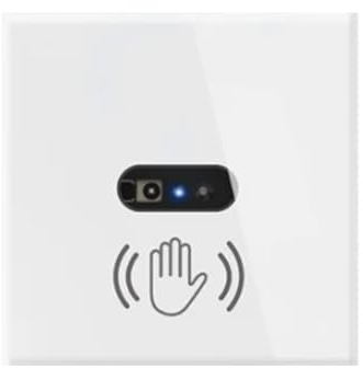 Cerhot EU 230V Sensore di Movimento IR Interruttore Luce a Infrarossi Senza Tocco con Linea Neutra (EU White)