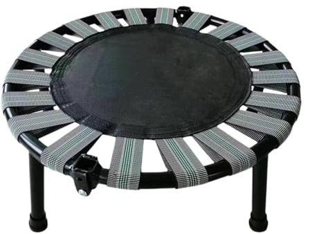 Syayw Trampolin für den Innenbereich, faltbares Trampolin – Springbett, faltbares Fitness-Trampolin, maximale Belastung 165 LB, leises Übungs-Springbett für und Erwachsene