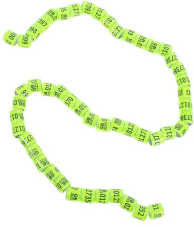 BESPORTBLE 10stücke Vogelfußringe Nummerierte Taubenbeinringe Identifizierungsringe Für Brieftauben Taubenfußringe Aus Haltbarem Material Praktische Geflügelunterscheidungsmarker