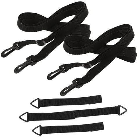 BESPORTBLE 5pièces Sangle De Fixation Réutilisable pour Parasol De Terrasse Sangle Ajustable Anti-Vent pour Grand Parasol Extérieur Lot de De Maintien pour