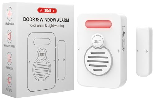Alarma para Puerta De Refrigerador | Alarma Sensor para Congelador | Sensor Compacto con Alerta de Voz para Hogar Tienda Escuela Oficina Ventana