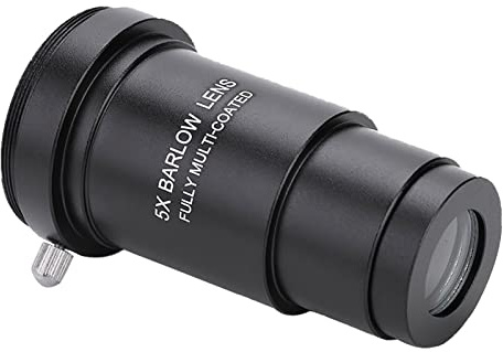 LUCKDANO 6x Barlow Multi Coated .25 5X Barlow-lins för 31,7 Mm Teleskop – Premium Optiskt Tillbehör Av Aluminiumlegering för Förbättrad Astronomisk Visning