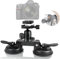 Fantaseal Professionelle Schwerlast (10 Kg Belastung) Echte Spiegelreflexkamera DSLR Mirrorless Kamera Halterung Auto Saugnapf Camcorder Kfz Saugnapfhalterung mit Schnellwechselplatte 360° Kugelkopf