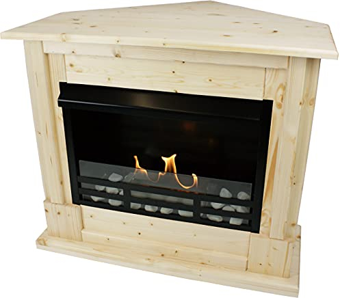 Kaminbau Mierzwa Gelkamin Ethanolkamin Kaminofen Eckkamin Apollo Deluxe Royal - Natur