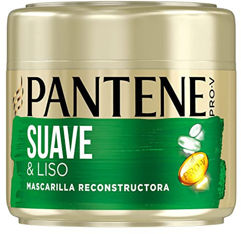 Pantene Pro-V Suave & Liso Mascarilla Capilar De Keratina, 300 ml