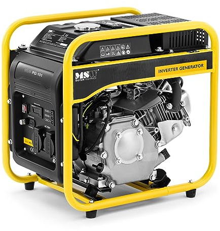 MSW MSW-PG-101 Generatore di corrente inverter - Benzina 3800W 230V AC Avvio manuale ≤ 374g/kWh Serbatoio carburante: generatore di emergenza 5L