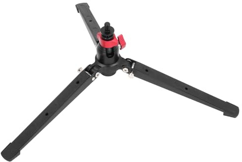 Ministativ, lätt bordsstativ i aluminium med halkfritt 360 graders kulhuvud för DSLR-kamera