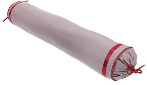 Zerodeko Funda De Almohada Cilíndrica para Cuello Cervical Almohada Redonda 100% Poliéster Extraíble y Lavable Adecuado para Hogar y Coche Soporte Ergonómico Color Púrpura