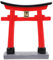 Japanisches Torii-Tor Aquarium Deko, Miniatur Shinto-Schrein Harz Ornament, Zen-Garten Dekoration FüR Fisch Tank, Handgefertigte Japanische Landschaft Deko, Multi