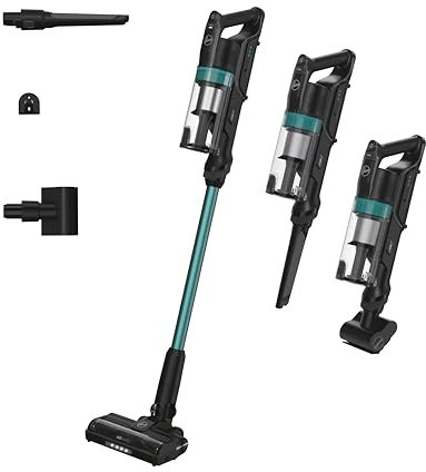 Hoover HF1 Plus Pet Cordless Stick Vacuum Cleaner with Anti Hair Wrap, Turbo Suction Mode, Up to 45min Runtime, with Motorised Pet Tool, Multi-Floor Nozzle and Crevice Tool [HF1P10P]