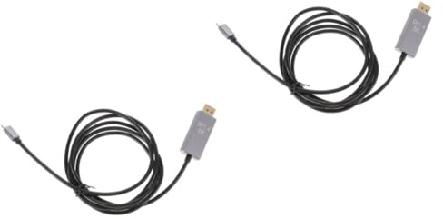 jojofuny 2pcs Usb c to Displayport Cable Adapter Type c to Cable for Video Daisy-chain Ready Craftsmanship