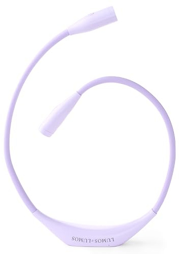 Lumos Knitting Light, Crafter Light Around Neck for Knitters and Crocheters, 3 Colors & Adjustable Brightness. Portable, Wearable, Rechargeable&Long Lasting (Lavender)