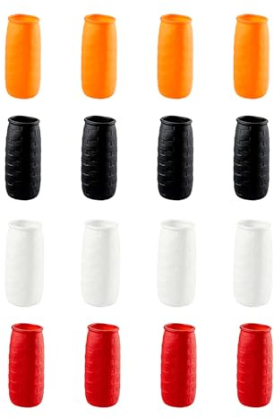 Wellrun 16 coperture in silicone a prova di perdite, tappi di tenuta riutilizzabili per bottiglie, manicotti elastici per articoli da toeletta, impediscono perdite per shampoo e balsamo